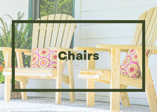 Solid Wood Outdoor Adirondack Chairs